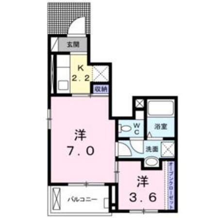 森下駅 徒歩9分 1階の物件間取画像